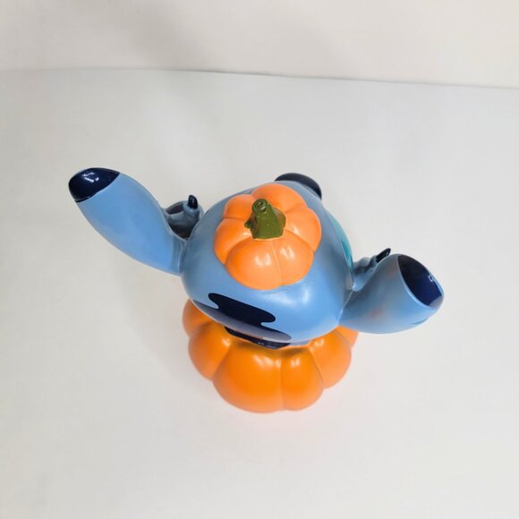 Stitch Pumpkin Jack-o-Lantern Halloween Figurine Disney Statue Holiday Decor NWT - Picture 7 of 8